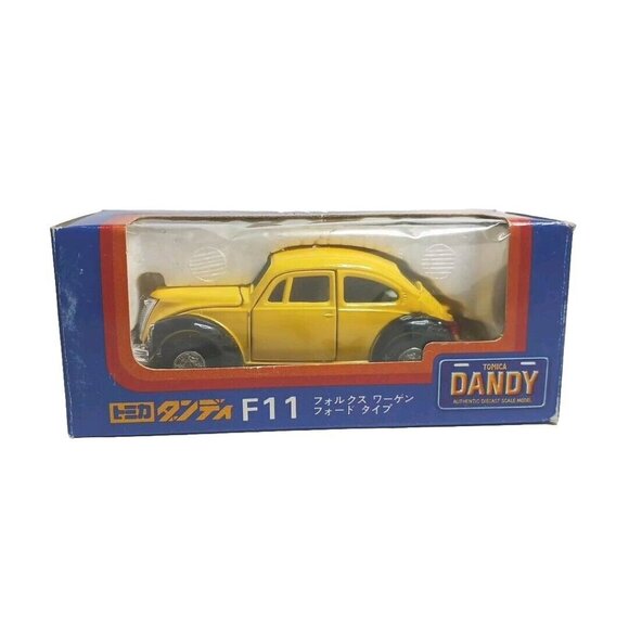 F-11 Tomica Dandy VW Volkswagon Beetle 1:43 Diecast Japan Tomy 850 1:43 - Picture 1 of 16